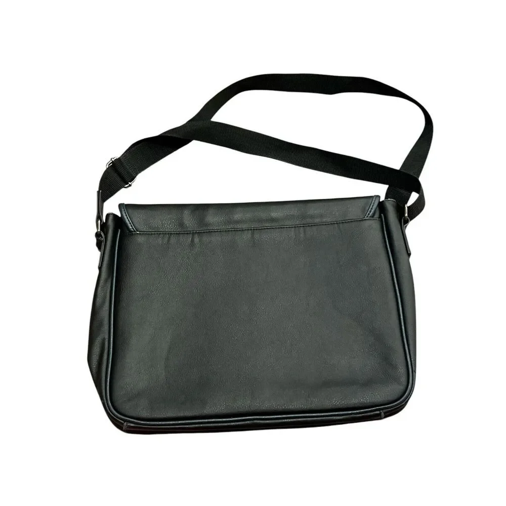 Ted Baker London -Leather Messenger Laptop Computer Bag Unisex 16